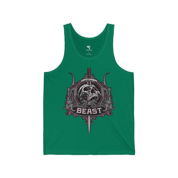 Beast Skull Design Fitness Tank - Sportifiers.com