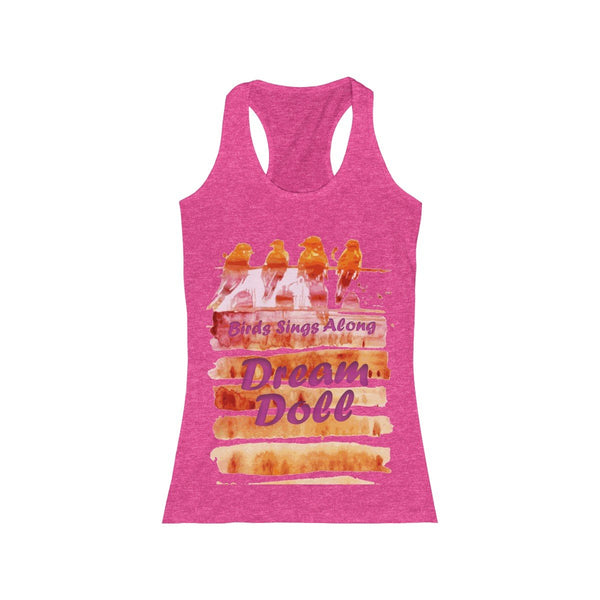 Dream Doll Birds Design Women's Racerback Tank - Sportifiers.com