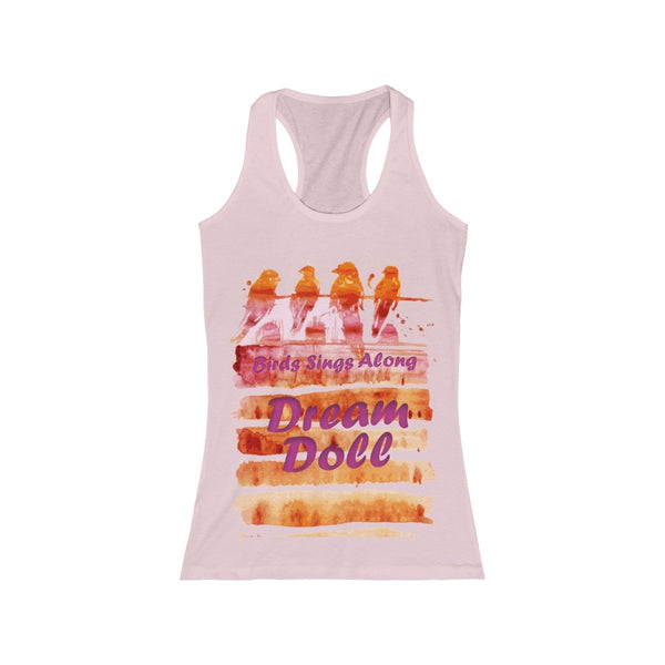 Dream Doll Birds Design Women's Racerback Tank - Sportifiers.com