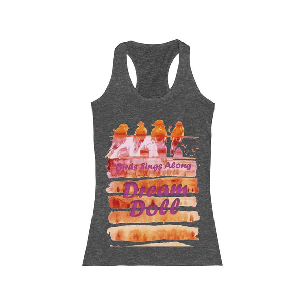 Dream Doll Birds Design Women's Racerback Tank - Sportifiers.com