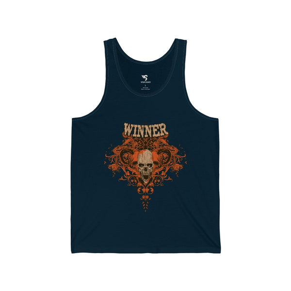 Winner Skull Design Fitness Tank - Sportifiers.com