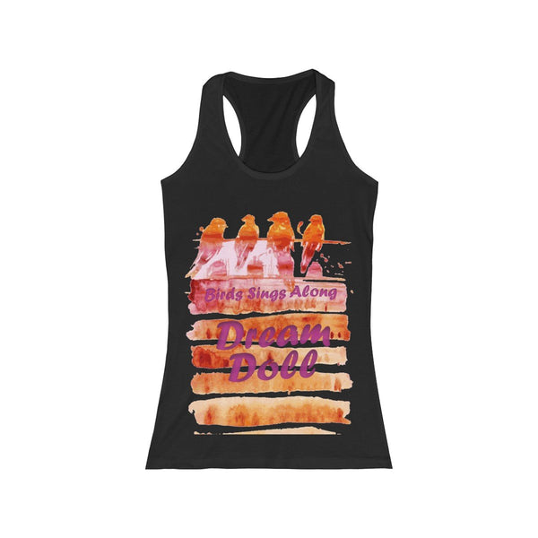 Dream Doll Birds Design Women's Racerback Tank - Sportifiers.com