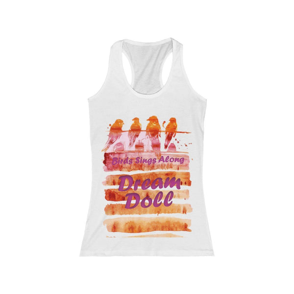 Dream Doll Birds Design Women's Racerback Tank - Sportifiers.com