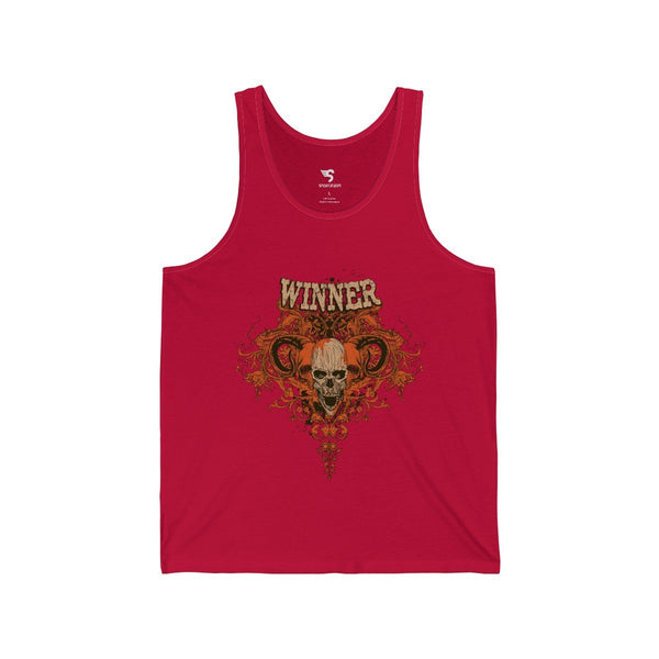 Winner Skull Design Fitness Tank - Sportifiers.com