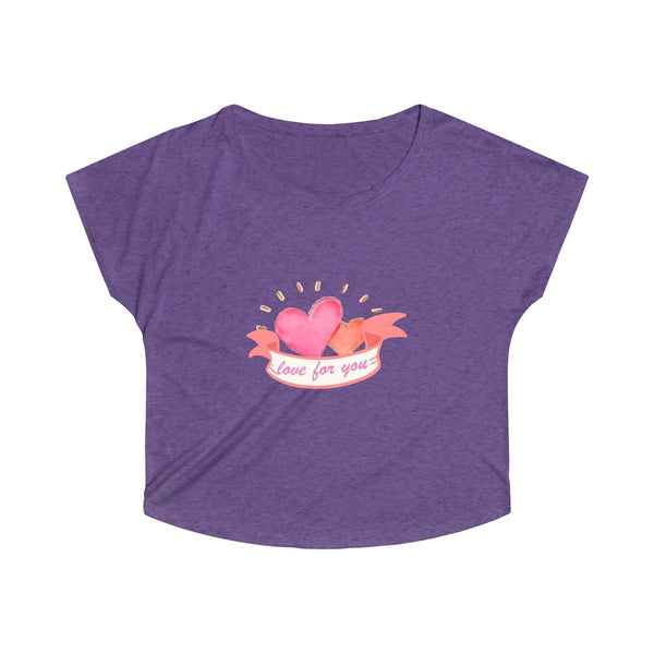 Love For You Women's Tri-Blend Dolman - Sportifiers.com