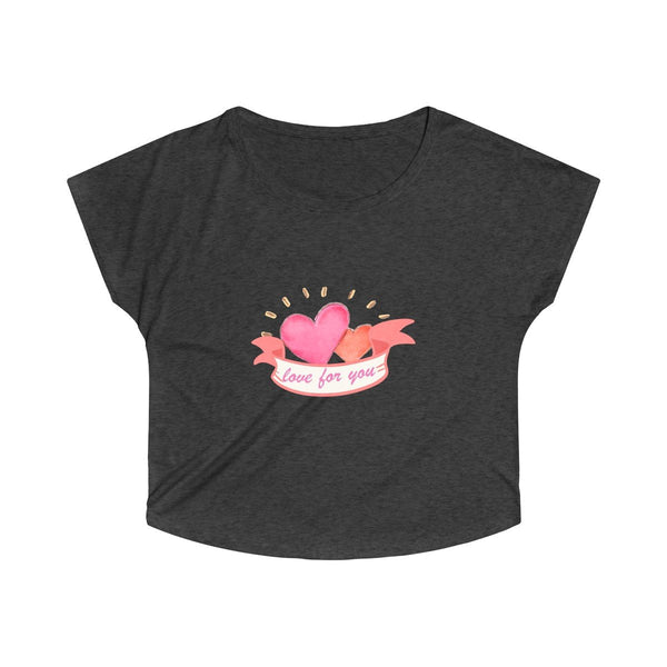 Love For You Women's Tri-Blend Dolman - Sportifiers.com