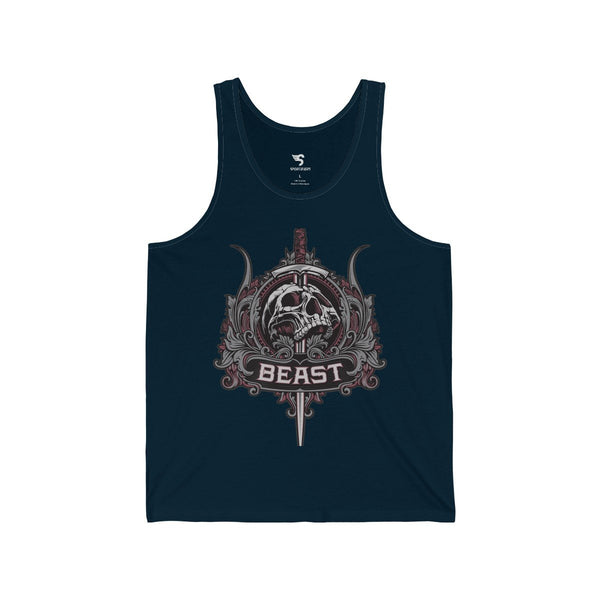 Beast Skull Design Fitness Tank - Sportifiers.com