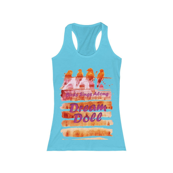 Dream Doll Birds Design Women's Racerback Tank - Sportifiers.com