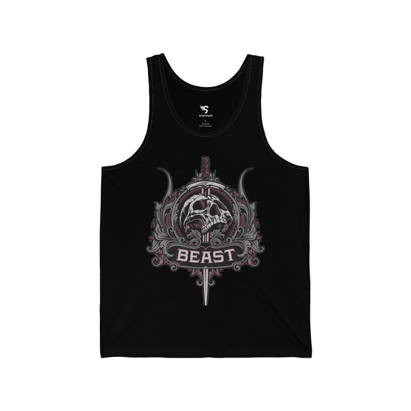 Beast Skull Design Fitness Tank - Sportifiers.com