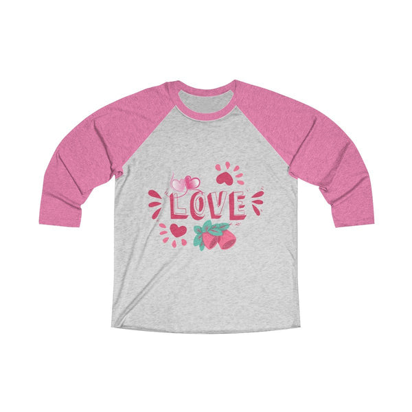 Love Design Women's Tri-Blend 3/4 Raglan Tee - Sportifiers.com