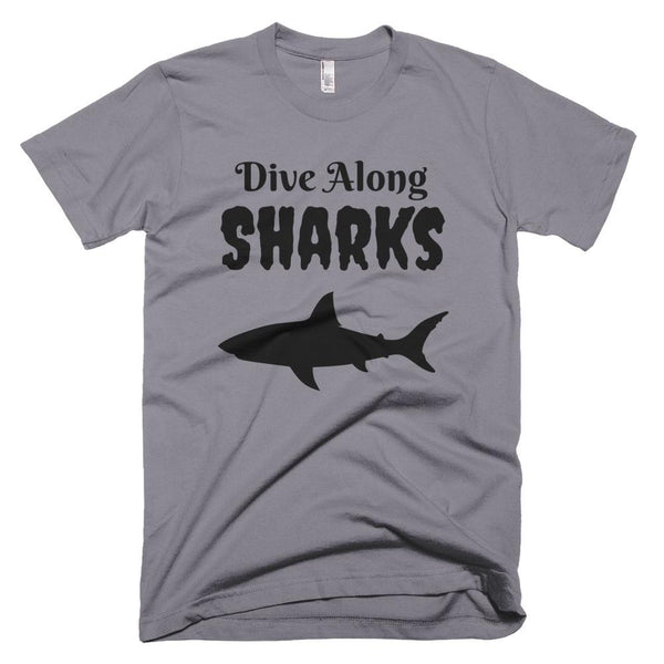 Dive Along Sharks T-Shirt - Sportifiers.com