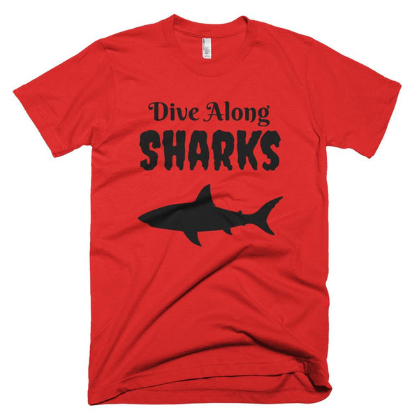 Dive Along Sharks T-Shirt - Sportifiers.com