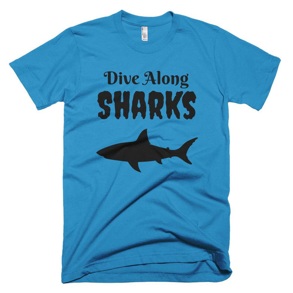 Dive Along Sharks T-Shirt - Sportifiers.com