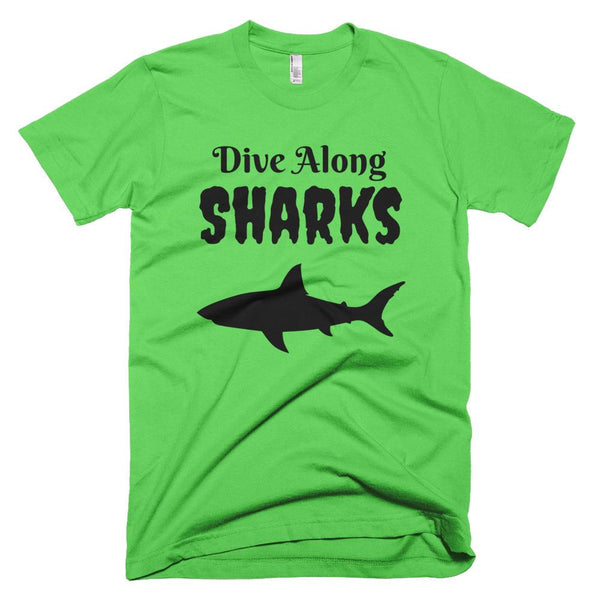 Dive Along Sharks T-Shirt - Sportifiers.com